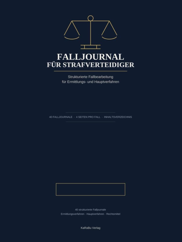 Buchcover: Falljournal für Strafverteidiger