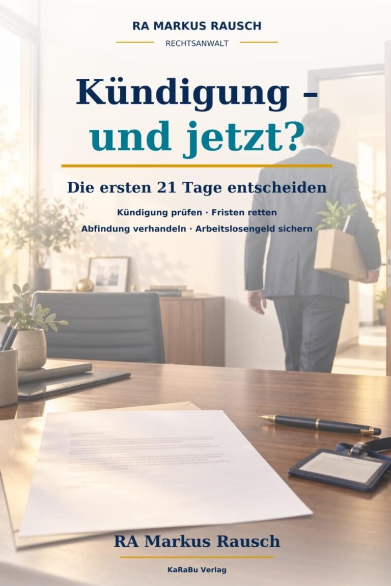 Buchcover: Kündigung – und jetzt?